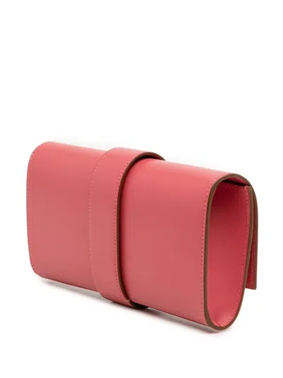 Pre-owned Hermes 2014 Tadelakt Medor 23 Clutch Bag In Pink