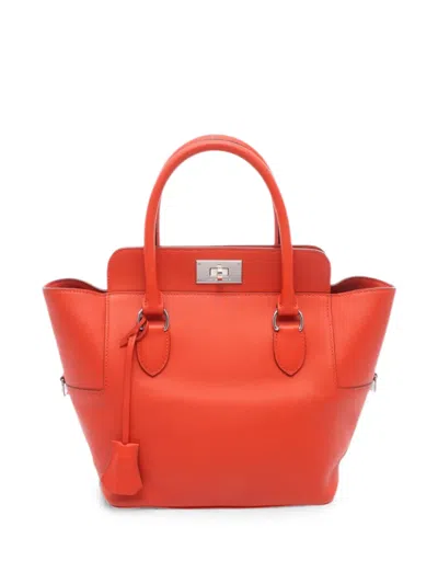 Hermes 2015 20 Toolbox Tote Bag In Orange