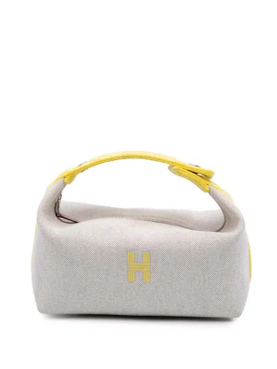 Pre-owned Hermes 2015-2025 Small H Plume Bride A Brac Case Vanity Bag
