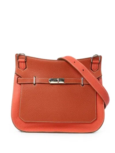 Pre-owned Hermes 2015 28 Jypsiere Crossbody Bag In Red