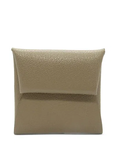 Pre-owned Hermes 2015 Bastia Coin Purse In Brown