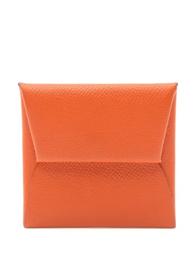 Pre-owned Hermes 2015 Bastia Purse In Orange