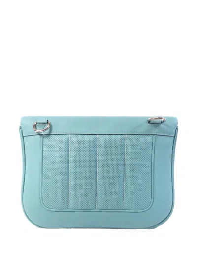 Pre-owned Hermes 2015 Berline 28 Shoulder Bag In Blue