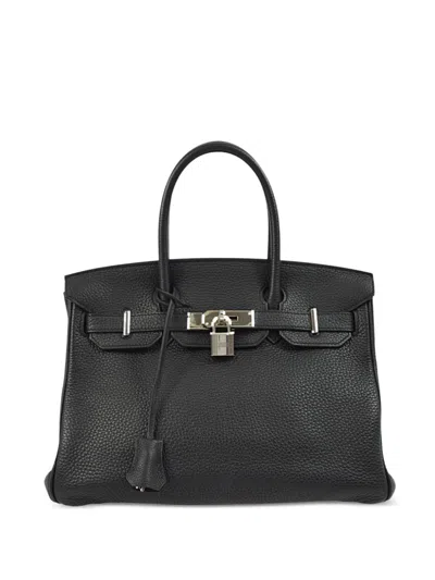 Pre-owned Hermes 2015 Birkin 30 Handbag In Black