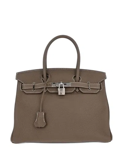 Pre-owned Hermes 2015 Birkin 30 Handbag In Brown