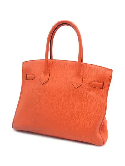 Pre-owned Hermes 2015 Clemence Birkin Retourne 30 Handbag