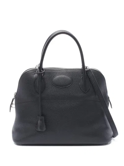 Pre-owned Hermes 2016 Bolide 31 Two-way Handbag In Black