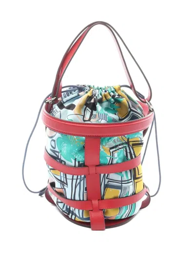 Pre-owned Hermes 2016 Musardine Tote Bag In Blue