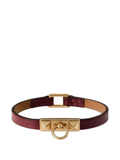 Pre-owned Hermes 2016 Rivale Tour Bracelet In Gold