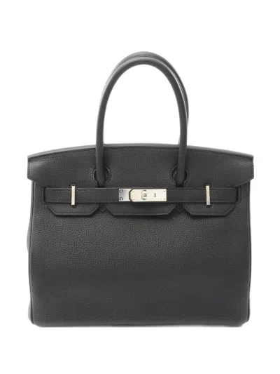 Pre-owned Hermes 2017 Birkin 30 Handbag In Black