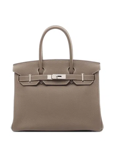 Pre-owned Hermes 2017 Birkin 30 Handbag In Brown