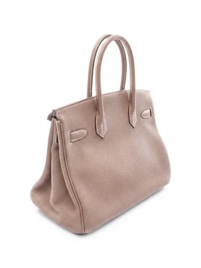 Hermes 2017 Birkin 30 Tote Bag In Neutral