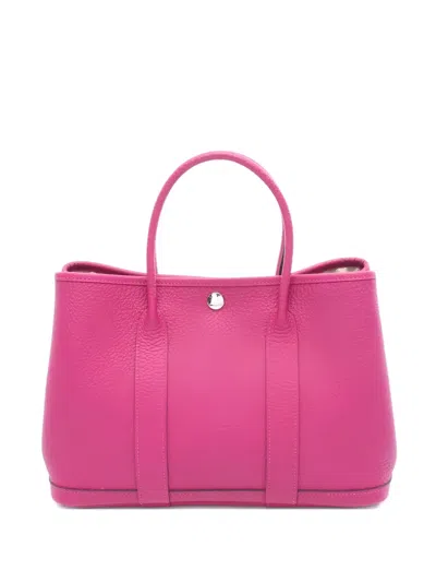 Pre-owned Hermes 2017 Garden Party Tote Bag In Pink