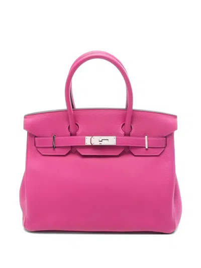Pre-owned Hermes 2017 Leather Handbag In Pink