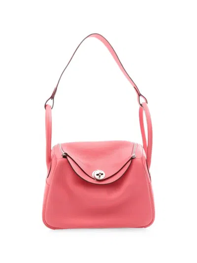 Pre-owned Hermes 2017 Lindy 26 Shoulder Bag In ピンク