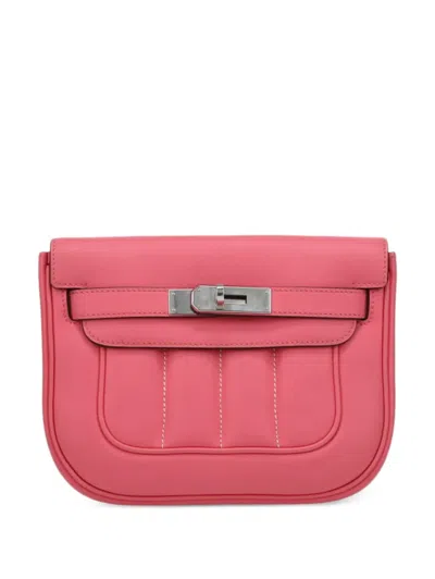 Pre-owned Hermes 2017  Small Berline Shoulder Bag In Pink