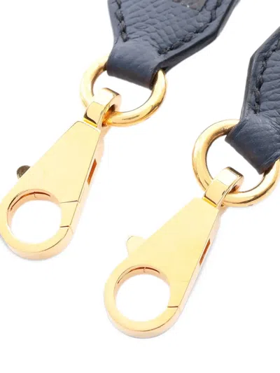 Pre-owned Hermes 2017 Traceage Shoulder Strap In Blue