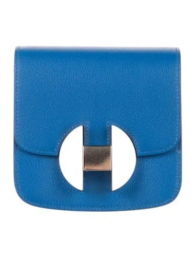 Pre-owned Hermes 2018 2002 Wallet In Blue