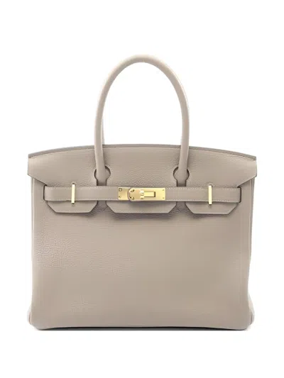 Pre-owned Hermes 2018 30 Birkin Tote Bag In Brown