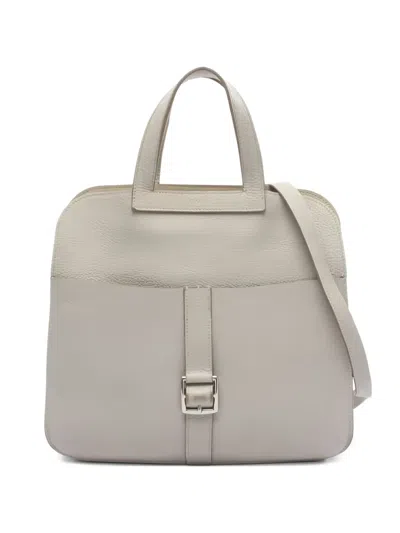 Pre-owned Hermes 2018 Arzan 31 Leather Tote Bag In Neutral