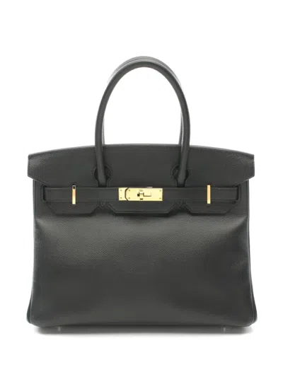 Pre-owned Hermes 2018 Birkin 30 Handbag In Black