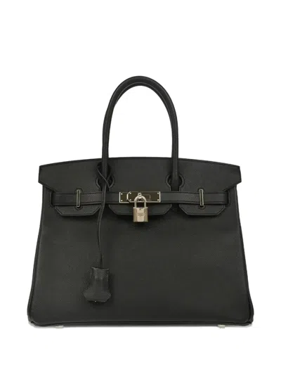 Pre-owned Hermes 2018 Birkin 30 Handbag In Black