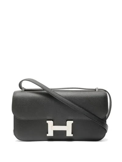 Pre-owned Hermes 2018 Constance Elan Shoulder Bag In Black