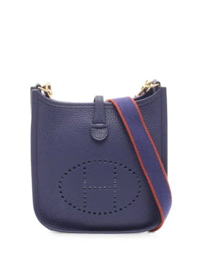 Hermes 2018 Evelyn Tpm Mini Bag In Blue