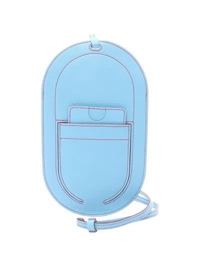 Pre-owned Hermes 2018 Gm In The Loop To Go Phone Case In Blue
