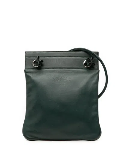 Pre-owned Hermes 2018 Mini Swift Aline Bag Crossbody Bag In Green