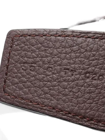 Pre-owned Hermes 2018 Reversible-design Leather Belt In Brown