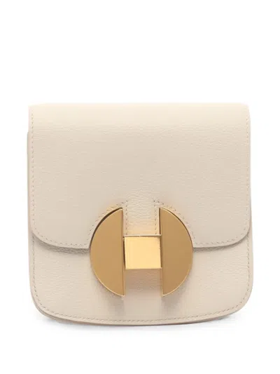 Pre-owned Hermes 2019 2002 Betton Bi-fold Wallet In Neutral