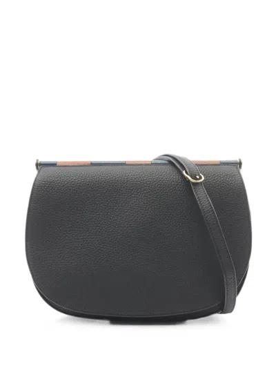 Pre-owned Hermes 2019 25 Saut Shoulder Bag In ブラック