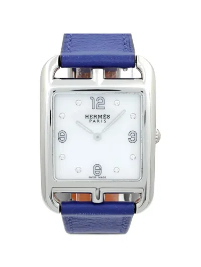 Pre-owned Hermes 2019 Cape Cod 40mm Watch In White