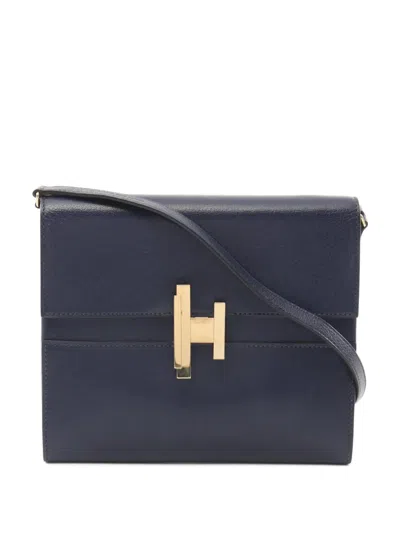 Pre-owned Hermes 2019 Cinhetic To Go Shoulder Bag In Blue