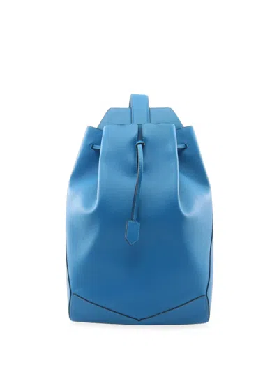 Pre-owned Hermes 2019 Flash Sailor Backpack In Blue