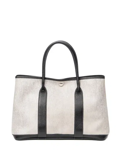 Pre-owned Hermes 2019 Garden Party Pm Tote Bag In Neutral