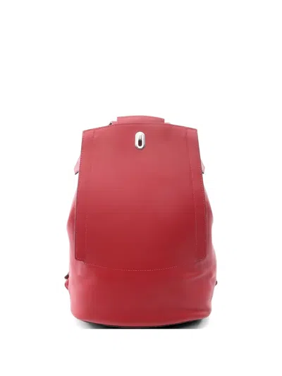 Pre-owned Hermes 2019 Gr24 Backpack In Red