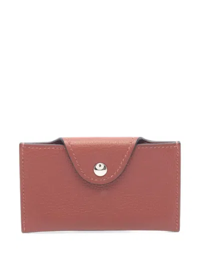 Pre-owned Hermes 2019 Iliad Evercolor Card Case In Brown