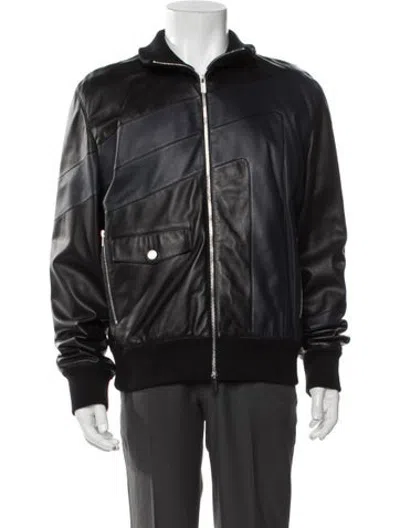 Pre-owned Hermes 2019 Lambskin Bomber Jacket In Green