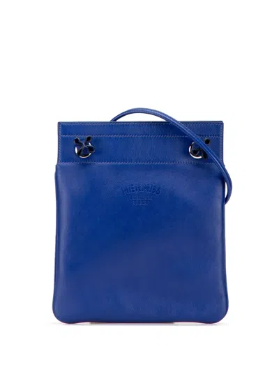 Pre-owned Hermes 2019 Mini Swift Aline Bag Shoulder Bag In Blue
