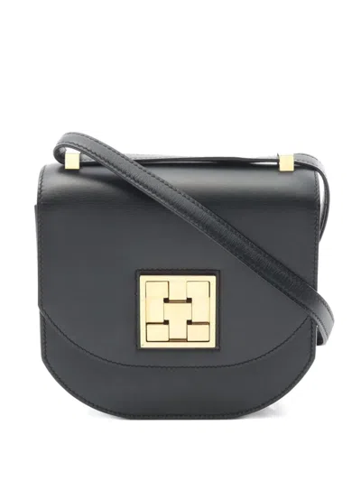 Pre-owned Hermes 2019 Mosaic 24-17 Shoulder Bag In Black