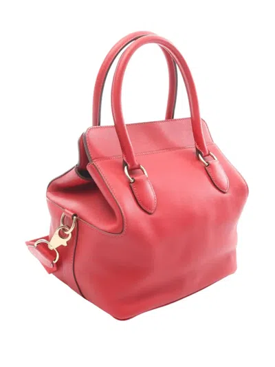 Pre-owned Hermes 2019 Swift Toolbox 20 Satchel In Red