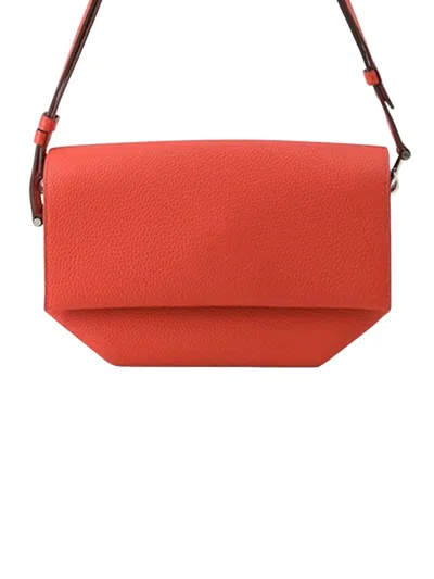 Pre-owned Hermes 2019 Taurillon Novillo Opli 24 Crossbody Bag In Red