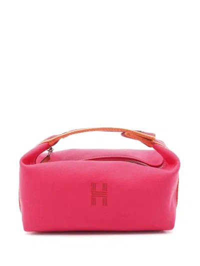 Pre-owned Hermes 2020-2025 Small Canvas Bride A Brac Vanity Bag