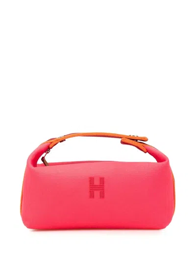 Pre-owned Hermes 2020-2025 Small Canvas Bride A Brac Vanity Bag