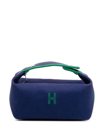 Pre-owned Hermes 2020-2025 Small Canvas Bride A Brac Vanity Bag