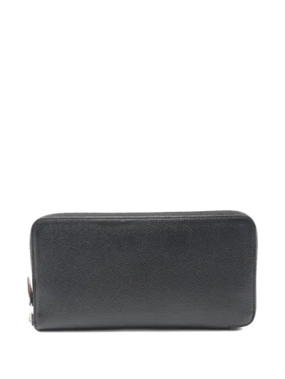 Pre-owned Hermes 2020 Azap Wallet In Black