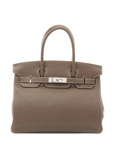 Pre-owned Hermes 2020 Birkin 30 Tote Bag In Brown