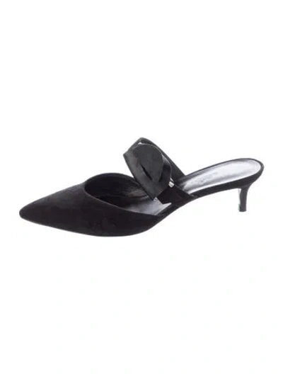 Pre-owned Hermes 2020 Blink Mules In Black